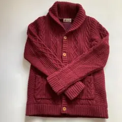 チャオパニック ニットケーブルコートカーディガン