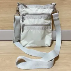 LeSportsac 3 ZIP CROSSBODY ホワイト