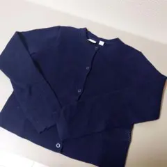 GAP KIDS 　ガールズ　ネイビー 　メッシュカーディガン　130センチ