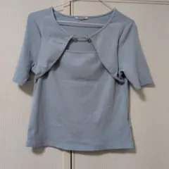 one way ライトブルー 半袖Tシャツ Fサイズのサムネイル