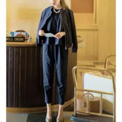 Te chichi オールインワン　ノースリーブ　ストライプ