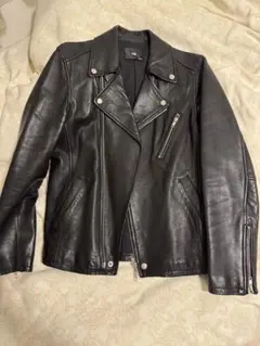 HARE ダブルライダースジャケット M 黒