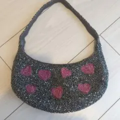 MOYNA モイナ　ハンドバッグ　ビーズバック