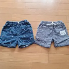 半ズボン　女の子　90　2点セット