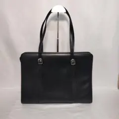 【美品】MISURINA ビジネスバッグ リクルートバッグ ブラック 合成皮革