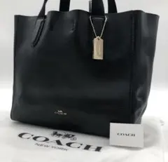 COACH ビジネスバッグ トート レザーブラック