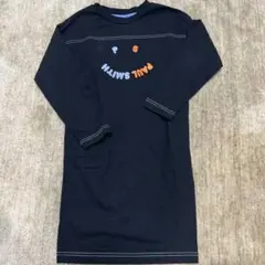 Paul Smith JUNIOR ブラック長袖ワンピース 130cm