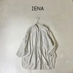 IENA La Boucle シルク混　ローン バンドカラー　シアー　チュニックのサムネイル