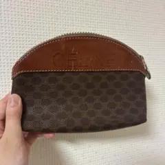 CELINE セリーヌ マカダム柄 ポーチ PVC レザー 【A1581】 - メルカリ