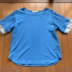 grove 二の腕カバー/UVカット・ひんやり袖口シアースクエアネックTシャツのサムネイル
