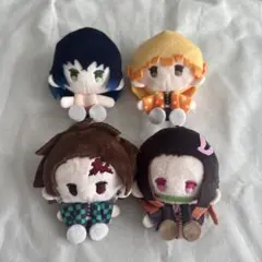 鬼滅の刃 プラッシュマスコット 竈門炭治郎 竈門禰豆子 我妻善逸 嘴平伊之助