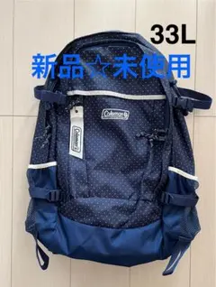 【新品☆未使用】Coleman コールマン　ウォーカー33 ネイビードット