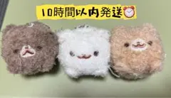 ポメラニアンもち ふわふわぬいぐるみ 3種 セットカプセルトイガチャ
