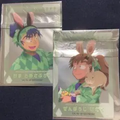 【匿名配送】忍たま乱太郎 ナンジャ たまご探し クリアカード 伊作 留三郎