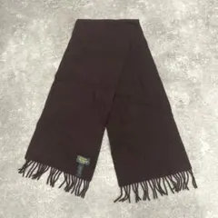 ■ vivienne westwood マフラー オーブ 茶 ブラウン フリンジ