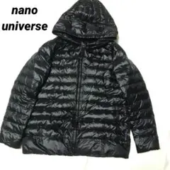 nano universe フリーサイズ 黒 ダウンジャケット