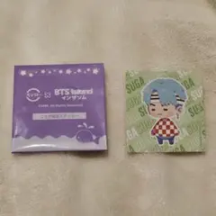 スシロー×BTS Island インザソムコラボ ステッカー SUGA