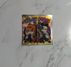 鬼滅の刃マン ビックリマン ステッカー 胡蝶しのぶ＆十字架天使 無限城