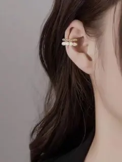 パール イヤーカフ 片耳用 韓国 新品未使用