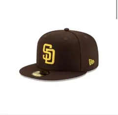 New Era 59FIFTY SDブラウンキャップ 7 3/8