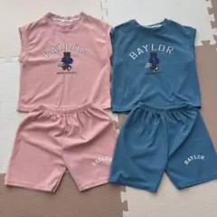 HONE BABY ノースリーブ パンツ セットアップ 2色