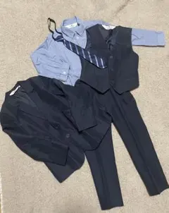 H&M フォーマルスーツセット　ネイビー 110cm