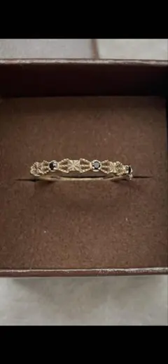 agete / K10 / 0.02ct / gold ring /No2889 - メルカリ