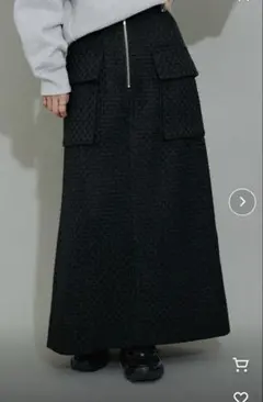 値下げ！アダムエロペ　フロントジップタイトスカート サイズ38