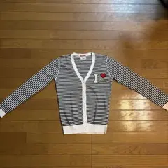 LACOSTE￼ ボーダー カーディガン レディース