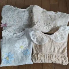 長袖トップス　トレーナー　ロンT　まとめ売り　花柄　110 　120