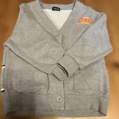 【SISTER JENNI】グレー裏起毛カーディガン130cm