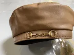 AZUL★フェイクレザー★ベレー帽★レディース★アズール