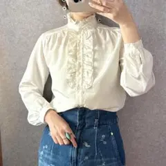 フリルブラウスヴィンテージ
