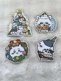 ちいかわ　クリスマスデザインマグネットシート4枚セット