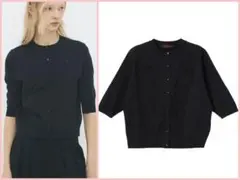 CABaN　キャバン/ファインポリエステル ハーフスリーブポケットカーディガンのサムネイル