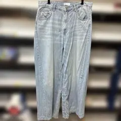 ZARA ライトブルーデニムパンツ EUR 42