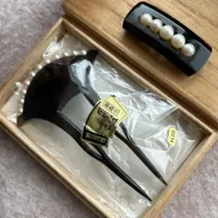 かんざしと帯留め 着物 髪留め japanese kimono jewelry