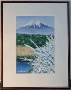岩橋英遠「雪煙」富士山 額装 風景版画 インテリア 版画 #389-1 - メルカリ