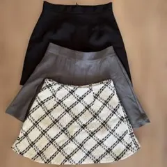 ミニスカート　３点セット