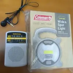 Coleman 高輝度 LEDワイド&スポットライト （防災用、キャンプ用）