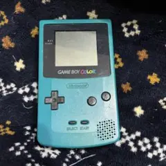 【ジャンク】ゲームボーイ カラー CGB-001 ターコイズ ブルー 本体