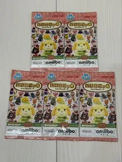 【新品未開封】amiiboカード　あつまれどうぶつの森　第4弾 5パックセット
