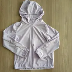 ユニクロ☆薄紫色エアリズムパーカー130