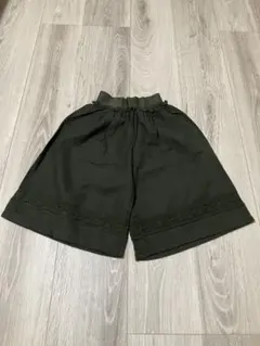 深緑の秋冬用ハーフパンツ 5号