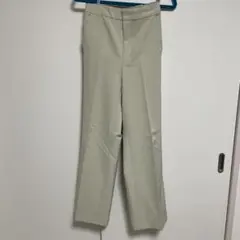 GU ライトグリーン スラックス ゴムウエスト