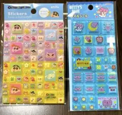 タイルシール ベティーズブルーとしんちゃん