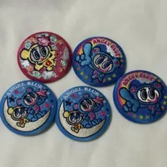 ナルミヤキャラクターズ 刺繍缶バッジ ANGEL BLUE 5個セット