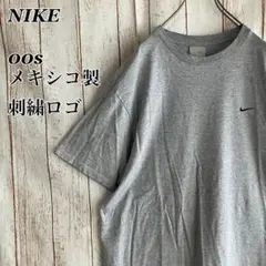 1182 00sメキシコ製NIKEナイキTシャツ刺繍ロゴアメリカUSA古着