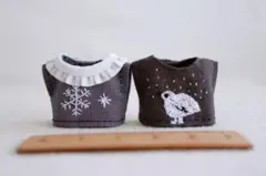 ハンドメイド　ミニチュアドール服(二着セット)