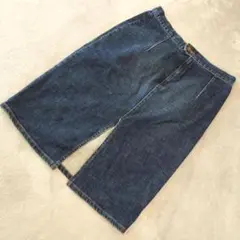 Earl Jean デニムスカート ひざ丈 インディゴ スリット サイズSのサムネイル
